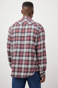 Rails Lennox Shirt - Red Shadow Melange