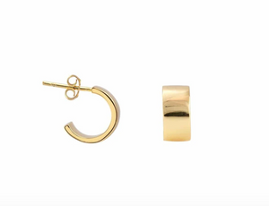 Kris Nations Wide Huggie Hoop Earrings