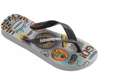 Load image into Gallery viewer, Havaianas Kid&#39;s Holographic in Ice Grey - FINAL SALE