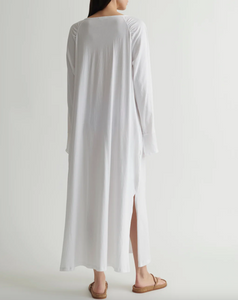 Skin Worldwide Antonia Caftan in White - FINAL SALE