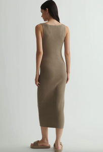 Skin Worldwide Marilyn Dress in Olivine - FINAL SALE