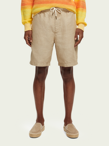 Scotch and Soda Mens Fave Bermuda Shorts in Sand